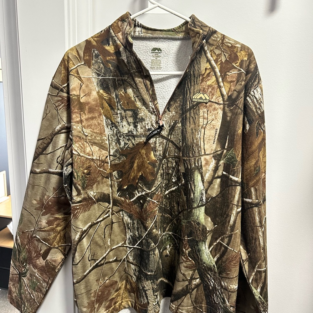 Camo Quarter-Zip Pullover